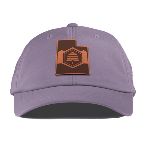 Utah 45 Performance Dad Hat Purple