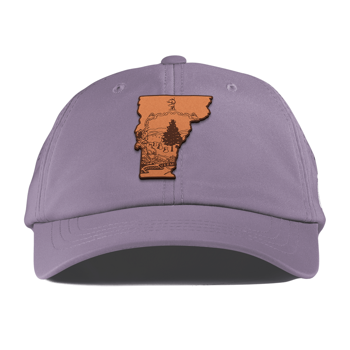 Vermont 14 Performance Dad Hat Purple
