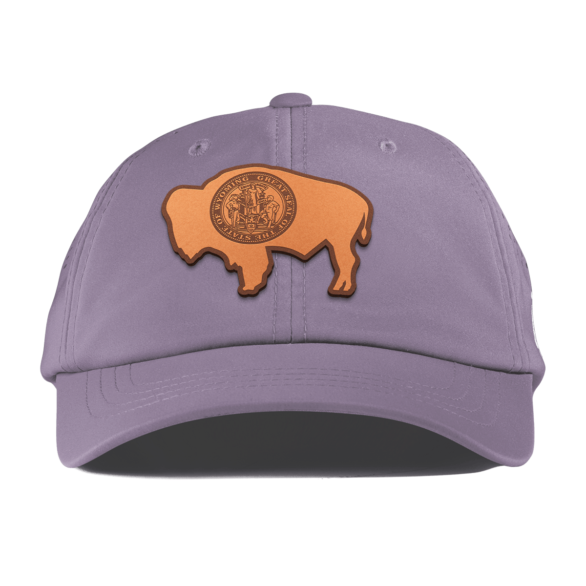 Wyoming 44 Performance Dad Hat Purple