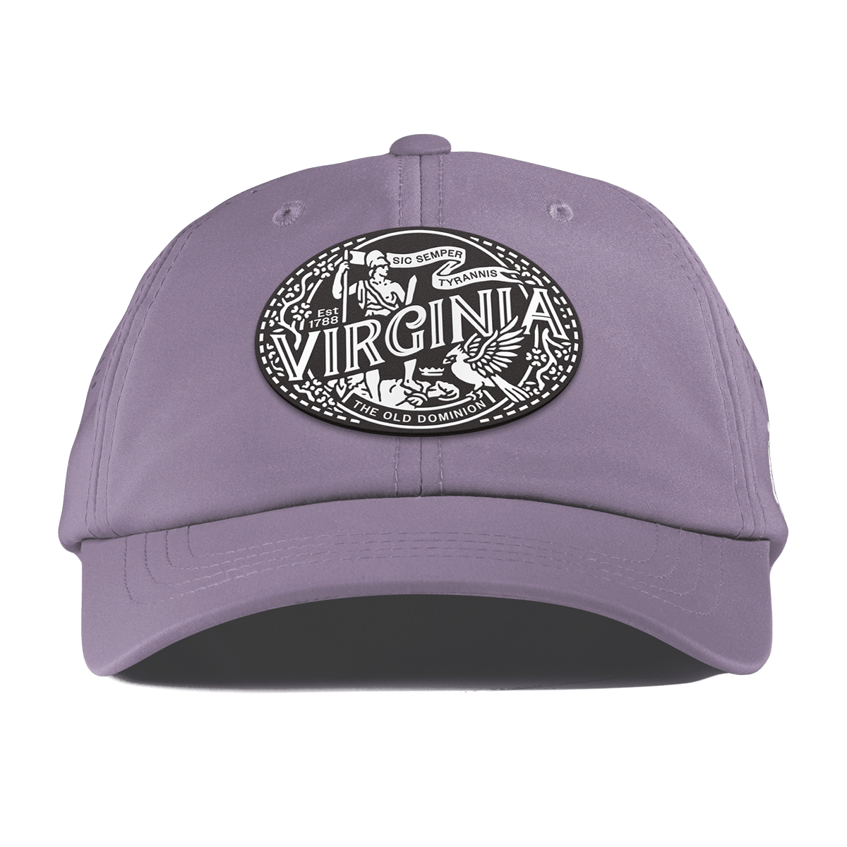 Virginia Traveler Performance Dad Hat Purple