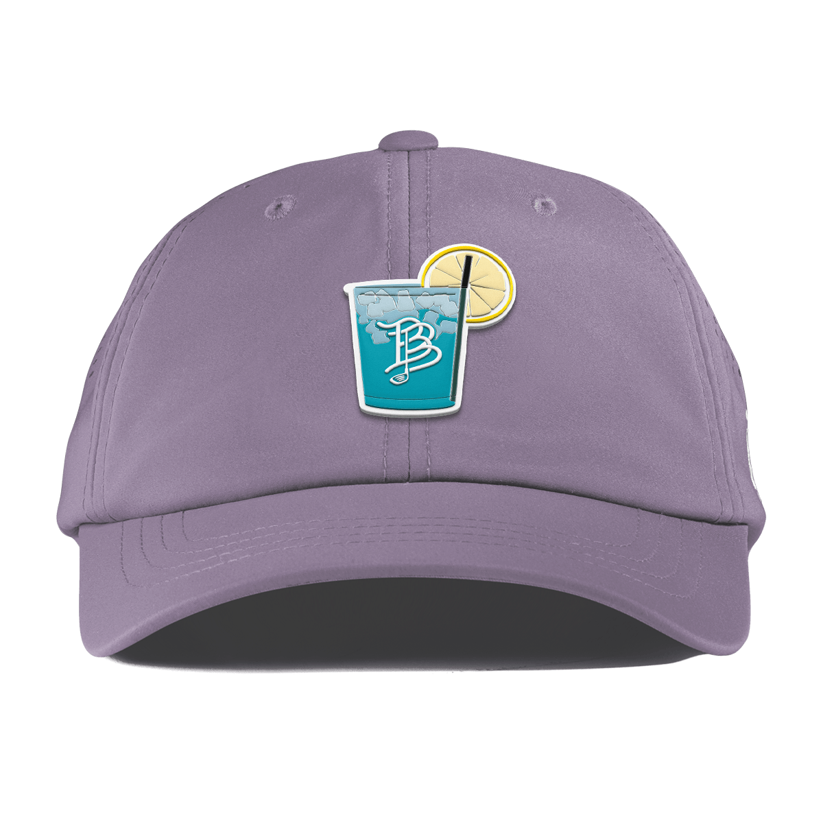 Water Hazard Performance Dad Hat Purple