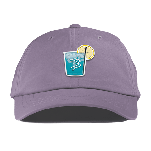 Water Hazard Performance Dad Hat Purple