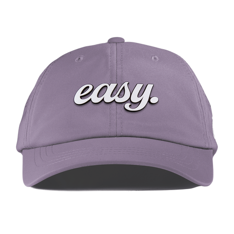 Easy Script Performance Dad Hat Purple