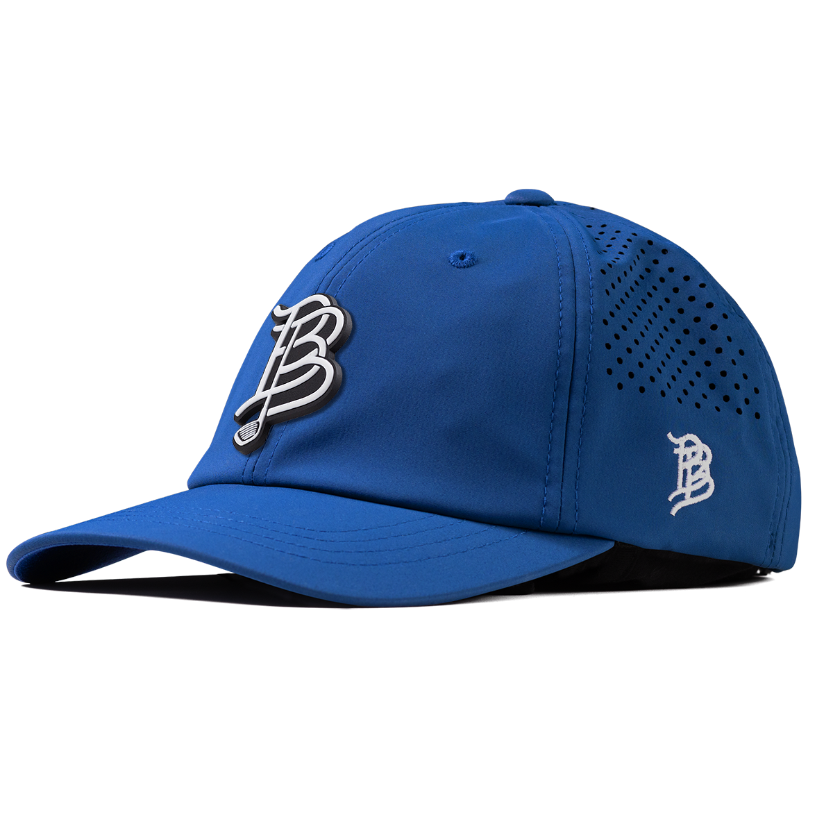 BB Golf Cutout PVC Performance Dad Hat Royal