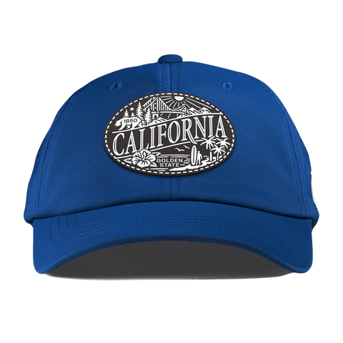 California Traveler Performance Dad Hat Royal