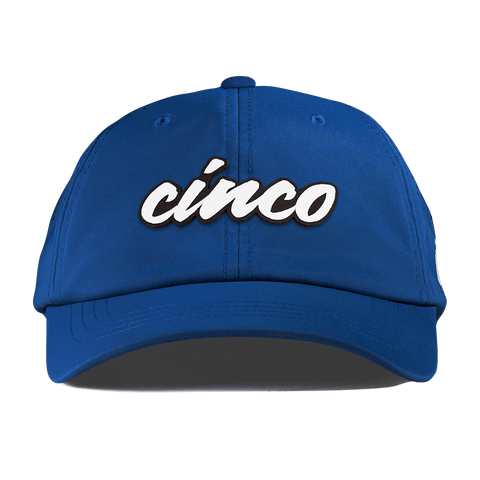 Cinco Script Performance Dad Hat Royal