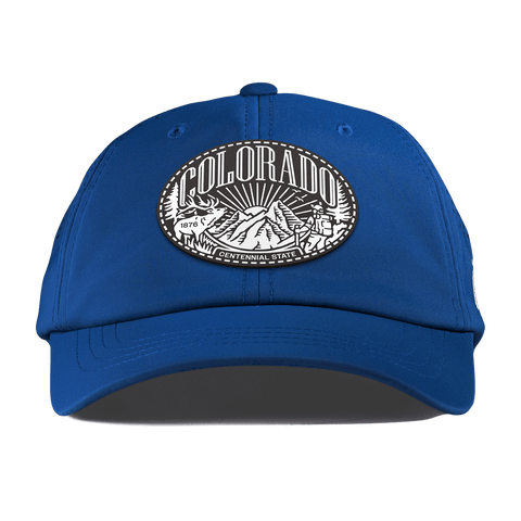 Colorado Traveler Performance Dad Hat Royal