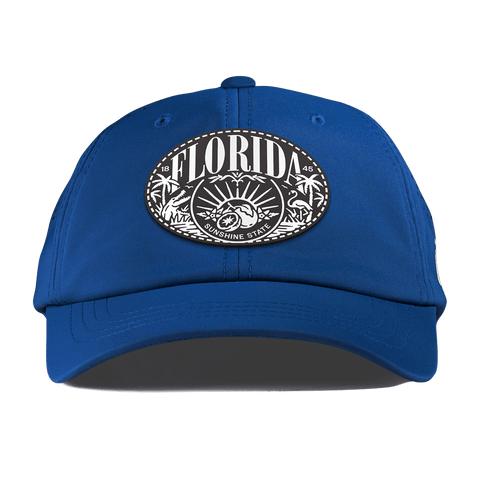 Florida Traveler Performance Dad Hat Royal