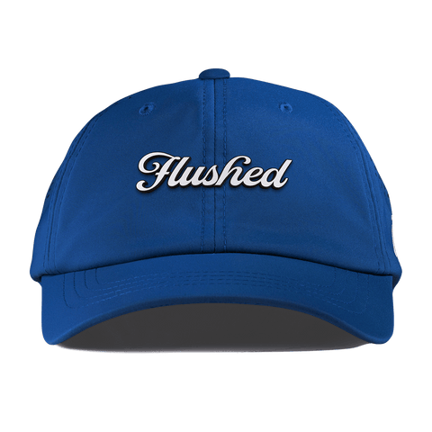 Flushed Script Performance Dad Hat Royal