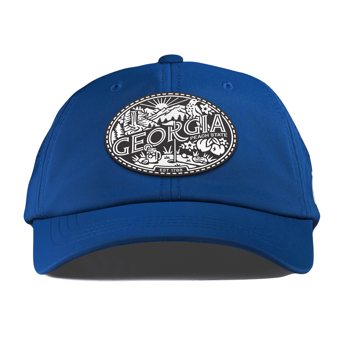Georgia Traveler Performance Dad Hat Royal