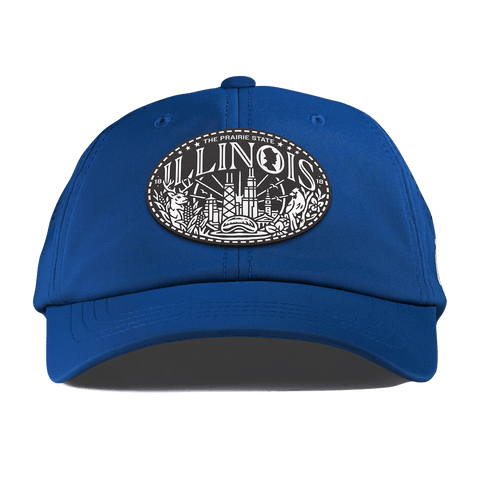 Illinois Traveler Performance Dad Hat Royal