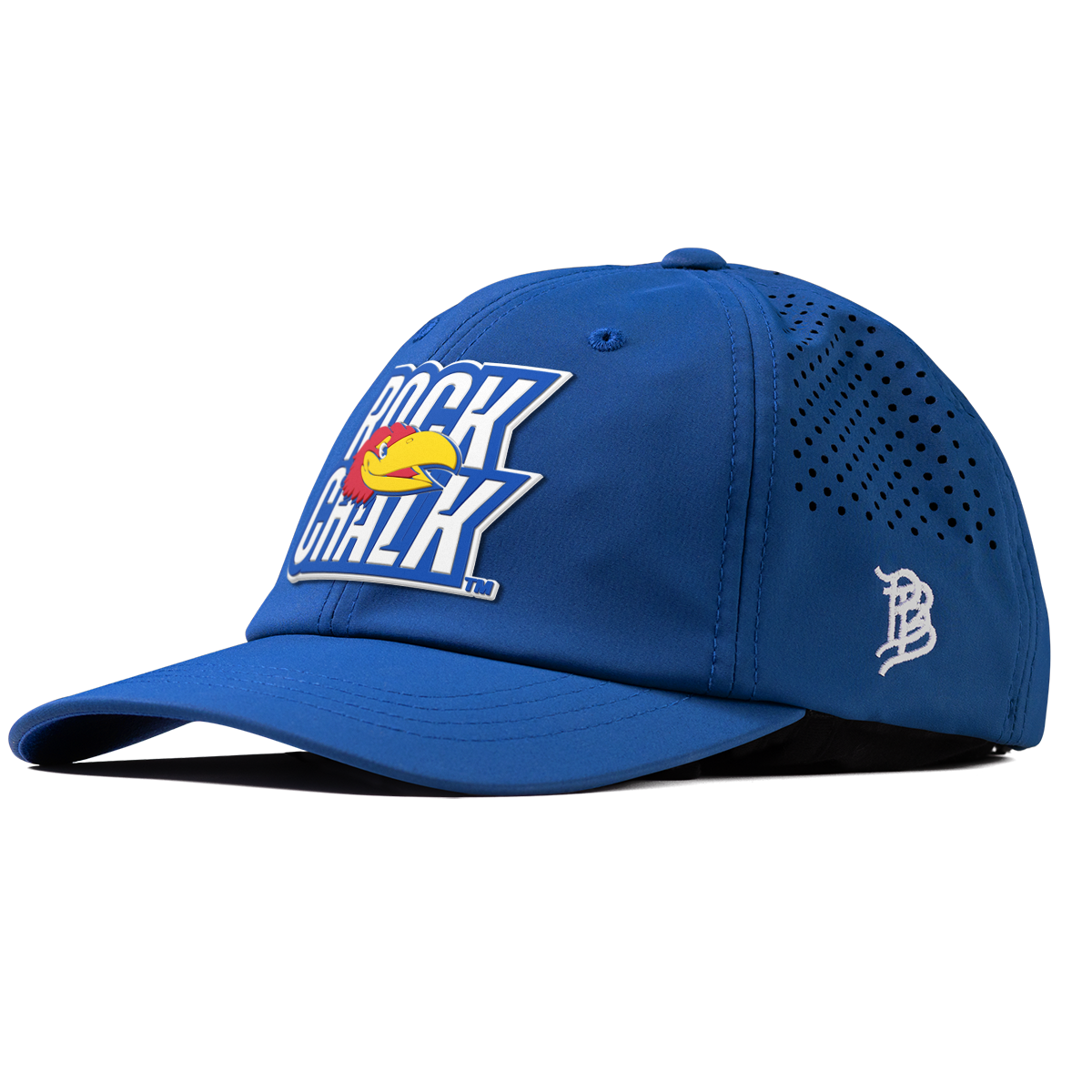 University of Kansas "Kansas Rock Chalk Block" Performance Dad Hat Royal
