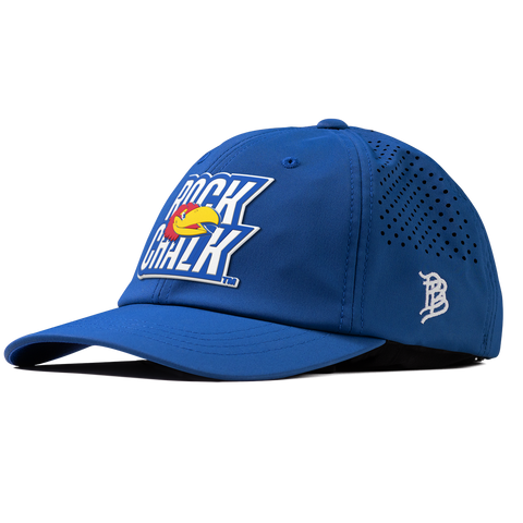 University of Kansas "Kansas Rock Chalk Block" Performance Dad Hat Royal