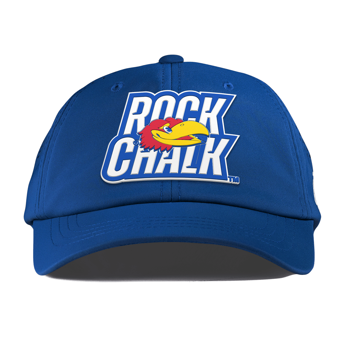 University of Kansas "Kansas Rock Chalk Block" Performance Dad Hat Royal