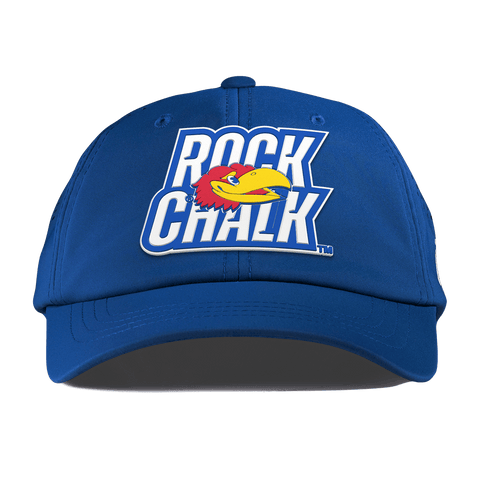 University of Kansas "Kansas Rock Chalk Block" Performance Dad Hat Royal
