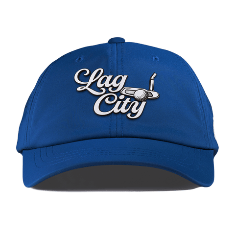 Lag City Script Performance Dad Hat Royal