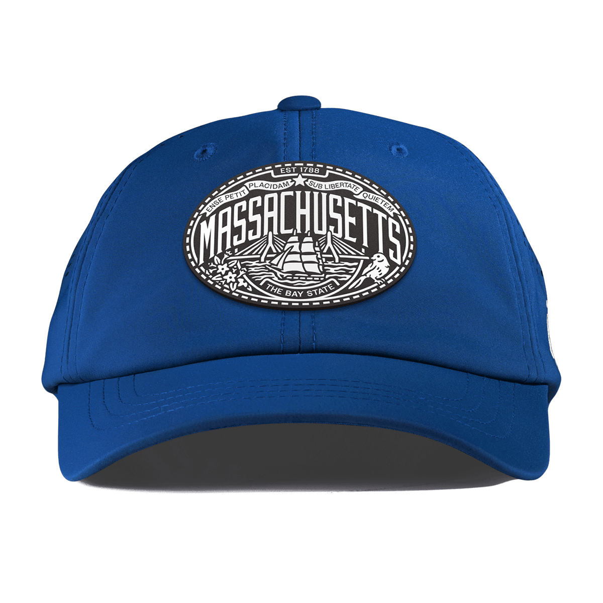 Massachusetts Traveler Performance Dad Hat Royal