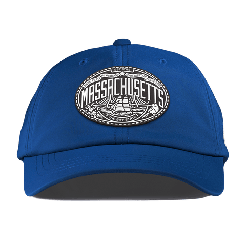 Massachusetts Traveler Performance Dad Hat Royal
