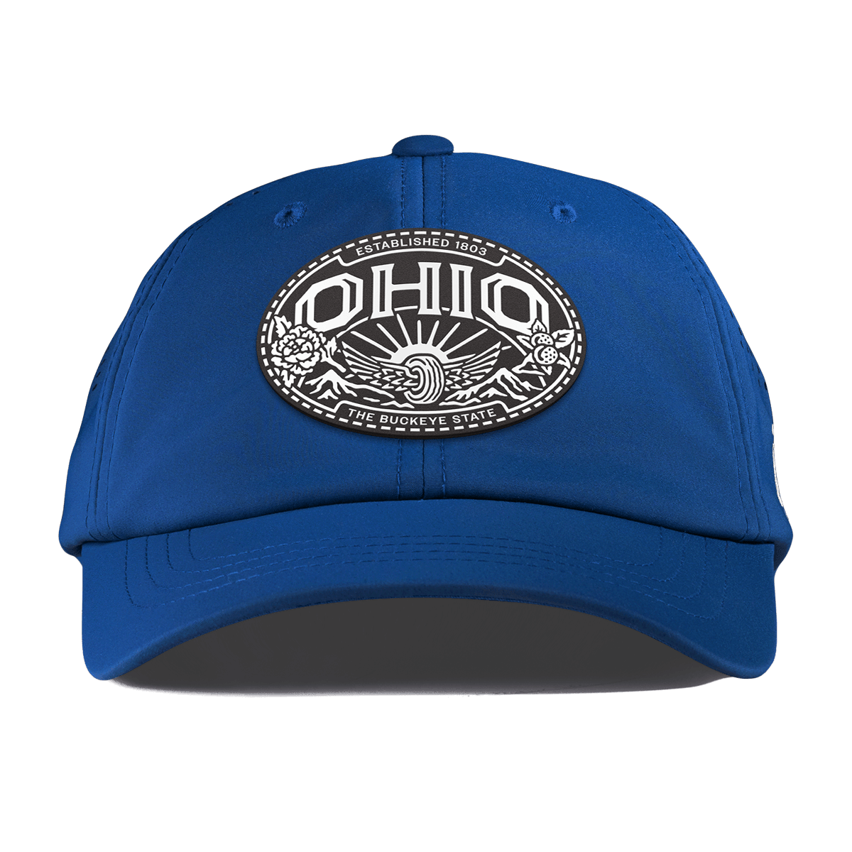 Ohio Traveler Performance Dad Hat Royal