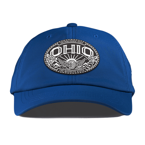 Ohio Traveler Performance Dad Hat Royal
