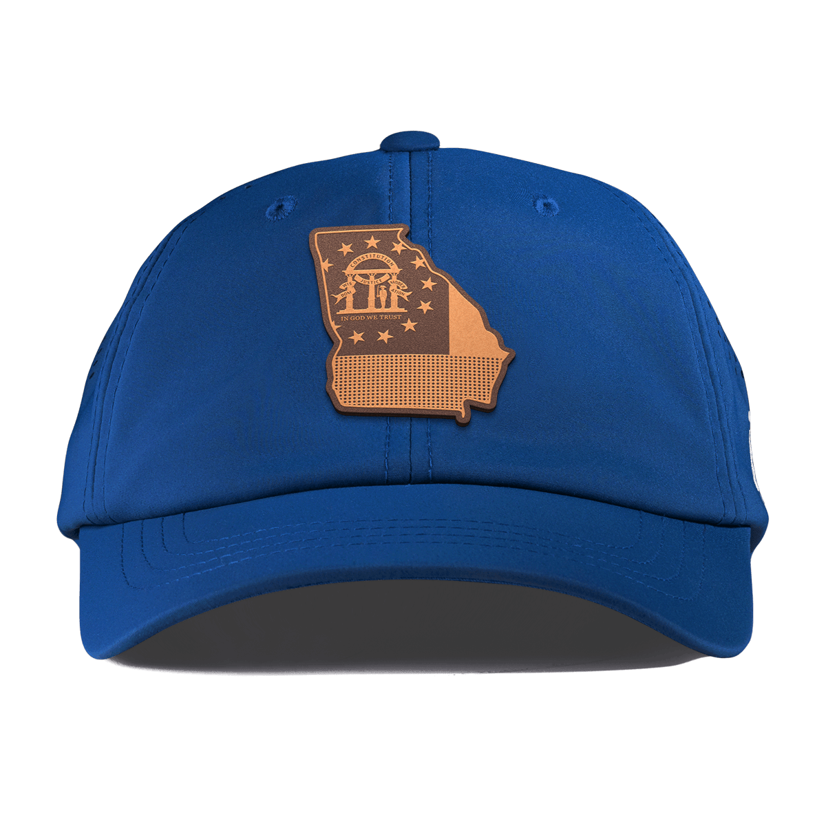 Georgia 4 Performance Dad Hat Royal