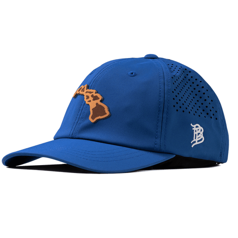 Hawaii 50 Performance Dad Hat Royal