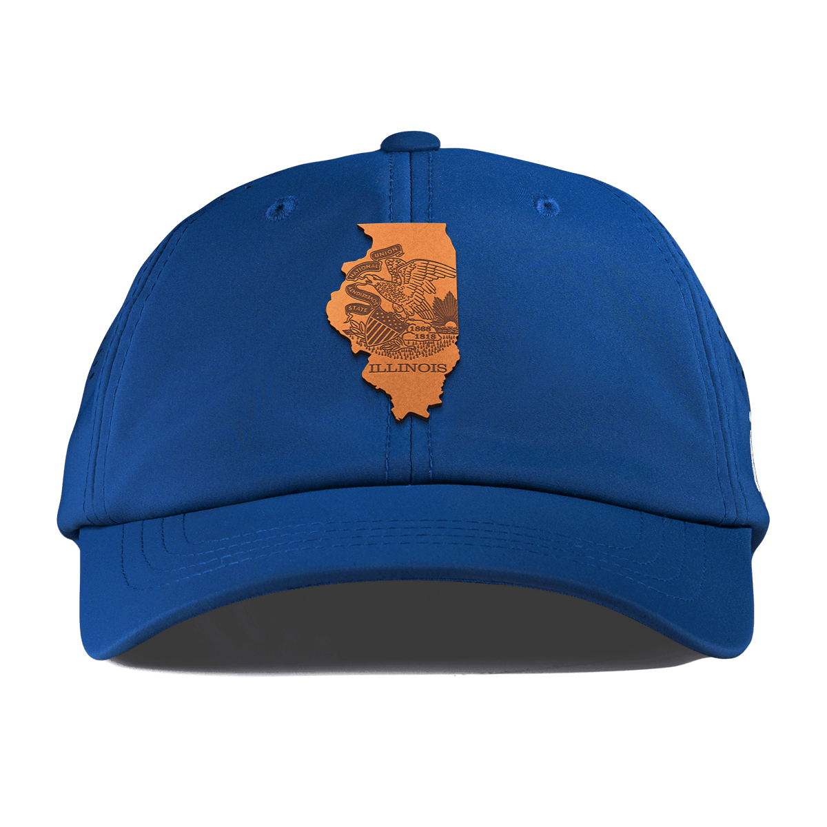 Illinois 21 Performance Dad Hat Royal