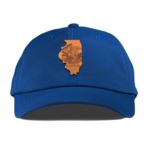 Illinois 21 Performance Dad Hat Royal