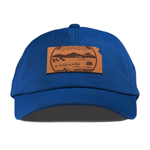 Kansas 34 Performance Dad Hat Royal