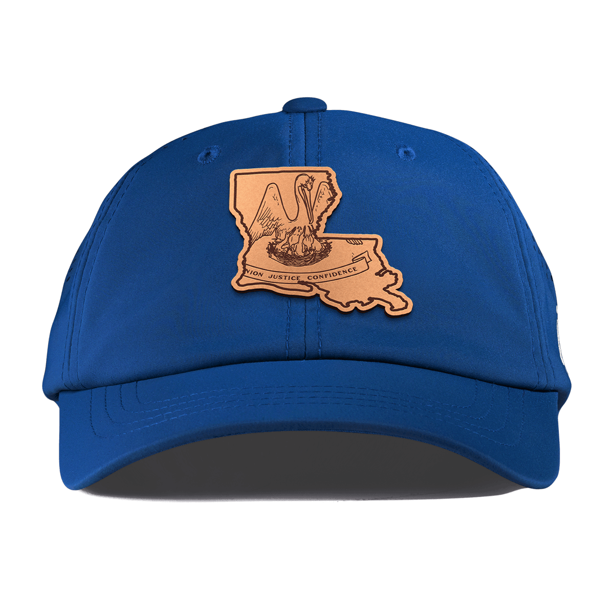 Louisiana 18 Performance Dad Hat Royal