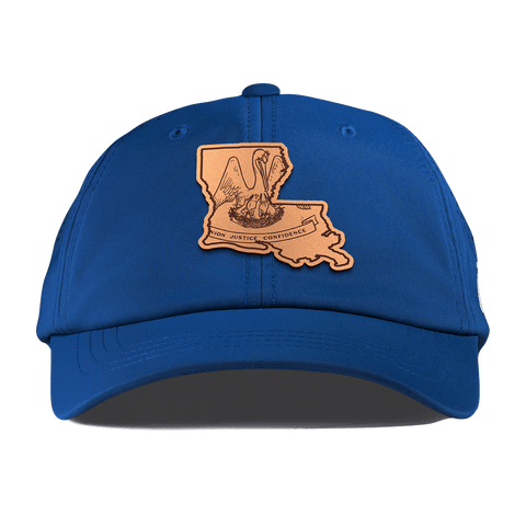 Louisiana 18 Performance Dad Hat Royal