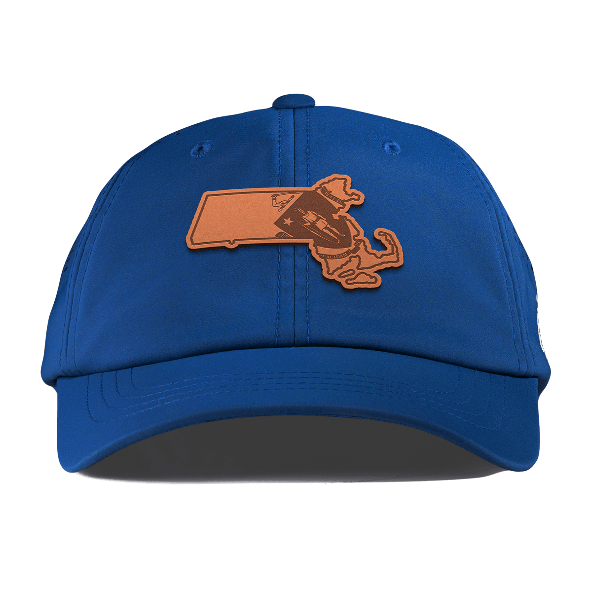 Massachusetts 6 Performance Dad Hat Royal
