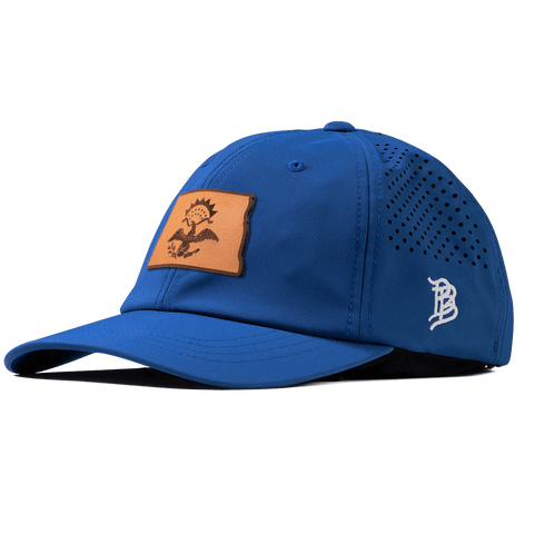North Dakota 39 Performance Dad Hat Royal