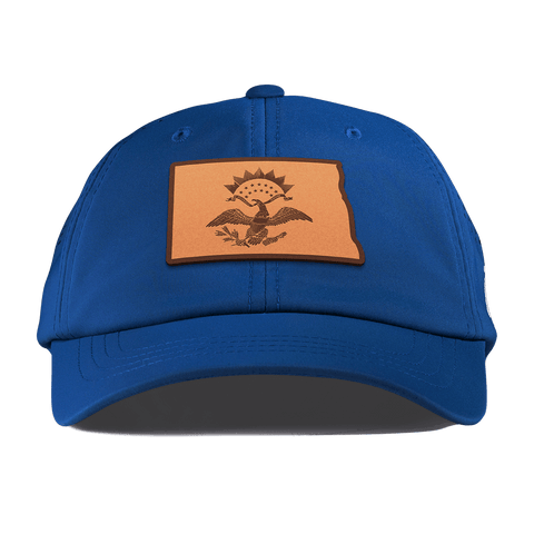 North Dakota 39 Performance Dad Hat Royal