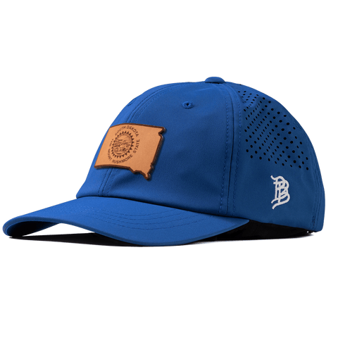 South Dakota 40 Performance Dad Hat Royal