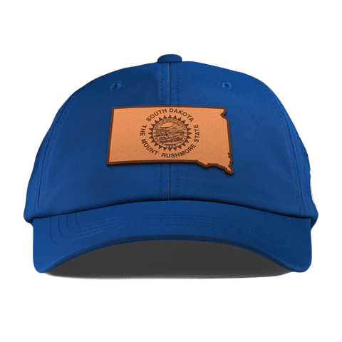 South Dakota 40 Performance Dad Hat Royal