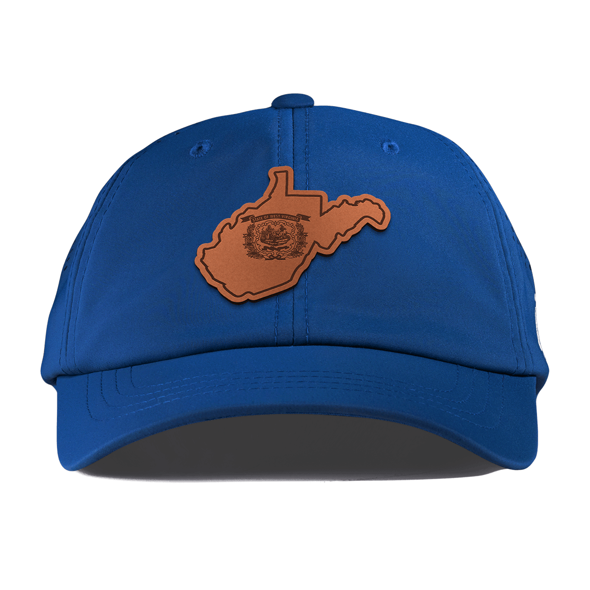 West Virginia 35 Performance Dad Hat Royal