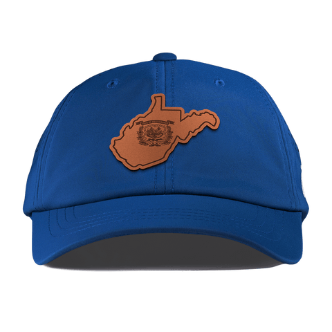 West Virginia 35 Performance Dad Hat Royal