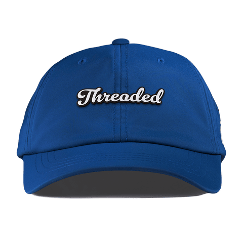 Threaded Script Performance Dad Hat Royal
