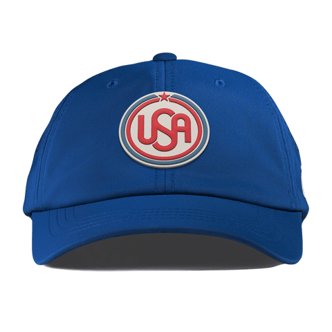USA Icon Performance Dad Hat Royal