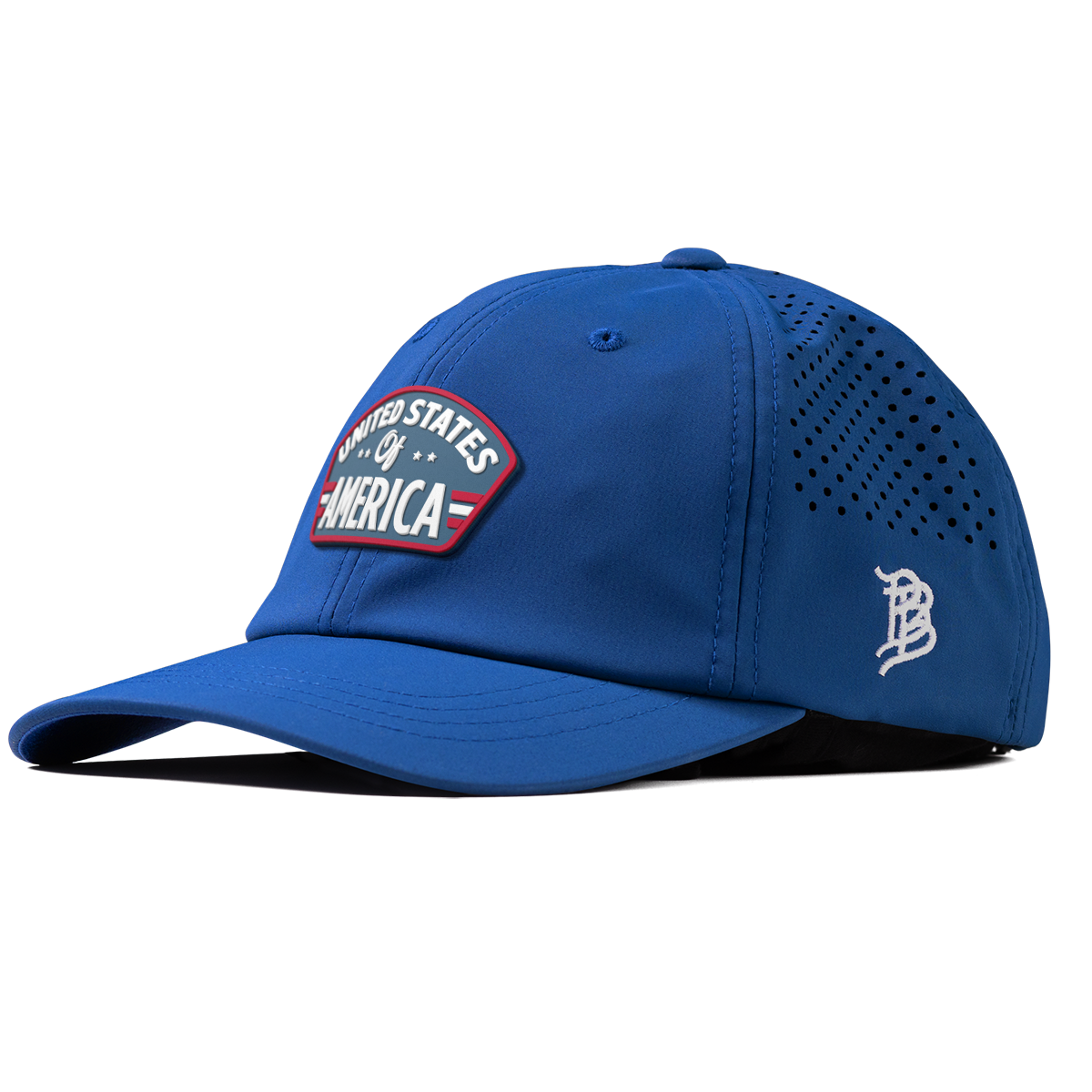 United States of America Badge Performance Dad Hat Royal