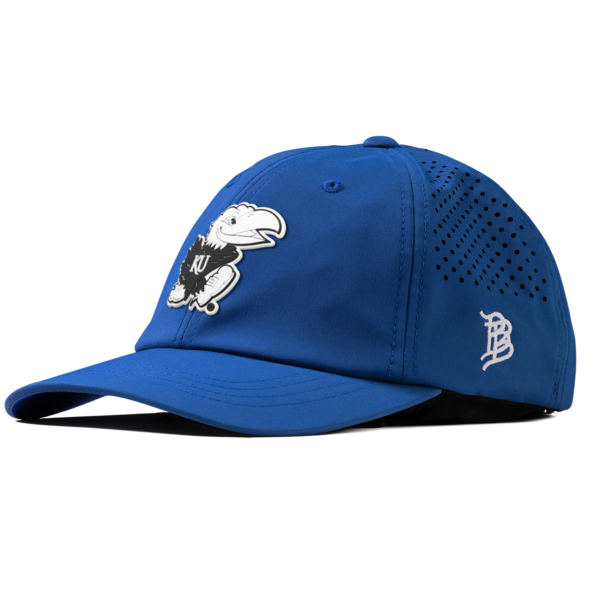 University of Kansas "Vintage Jayhawk" Performance Dad Hat Royal