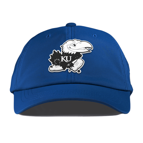 University of Kansas "Vintage Jayhawk" Performance Dad Hat Royal