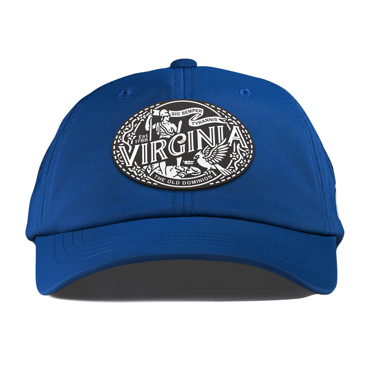 Virginia Traveler Performance Dad Hat Royal