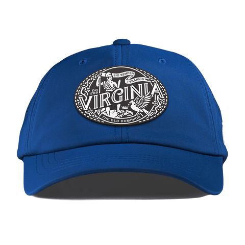 Virginia Traveler Performance Dad Hat Royal