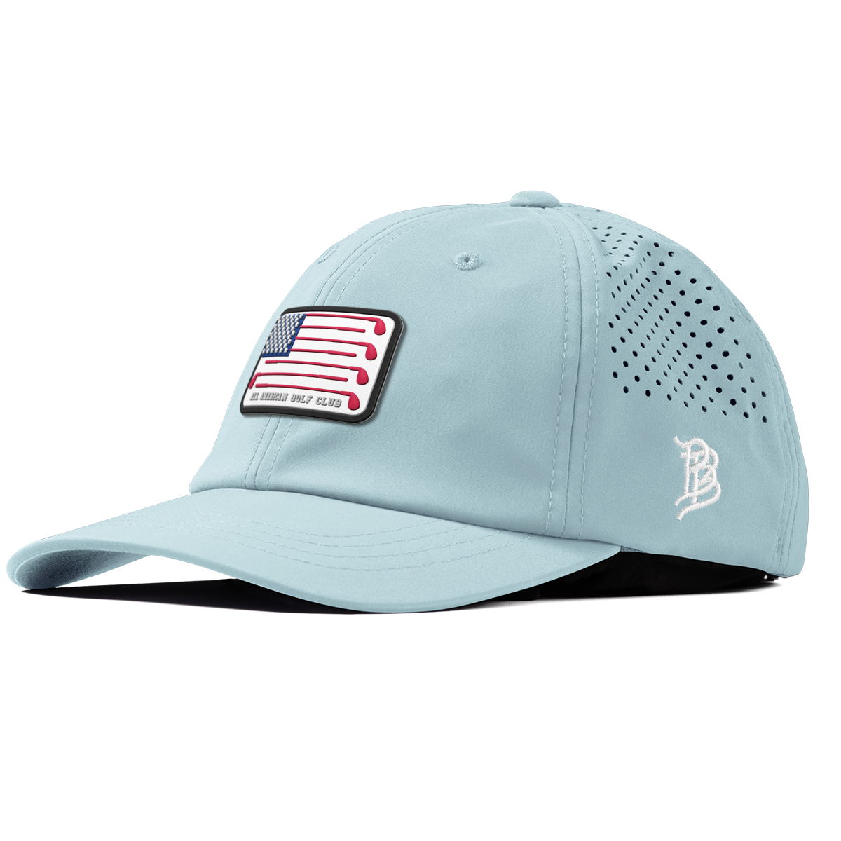 Hailey Ostrom "All American Golf Club" Performance Dad Hat Sky Blue
