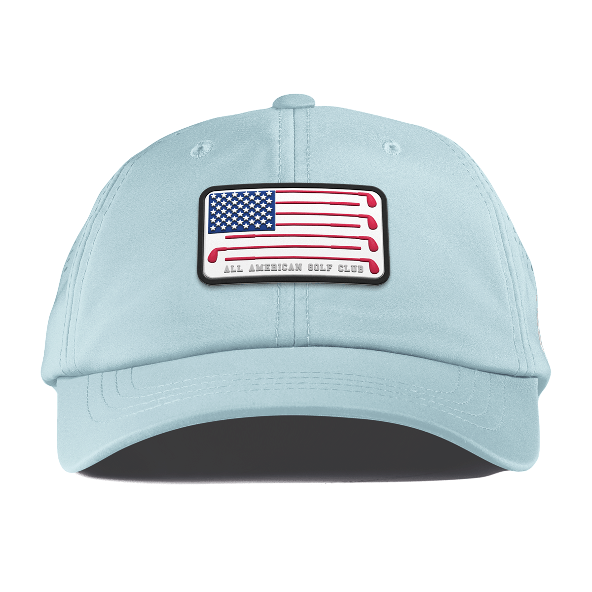 Hailey Ostrom "All American Golf Club" Performance Dad Hat Sky Blue