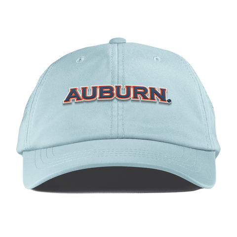 Auburn University "Auburn Block" Performance Dad Hat Sky Blue