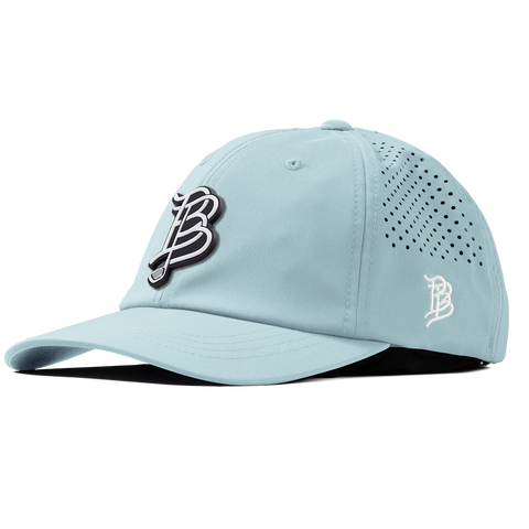BB Golf Cutout PVC Performance Dad Hat Sky Blue