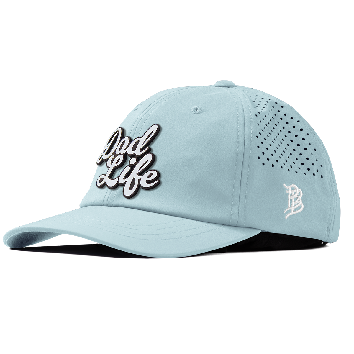 Dad Life Script Performance Dad Hat SKy Blue